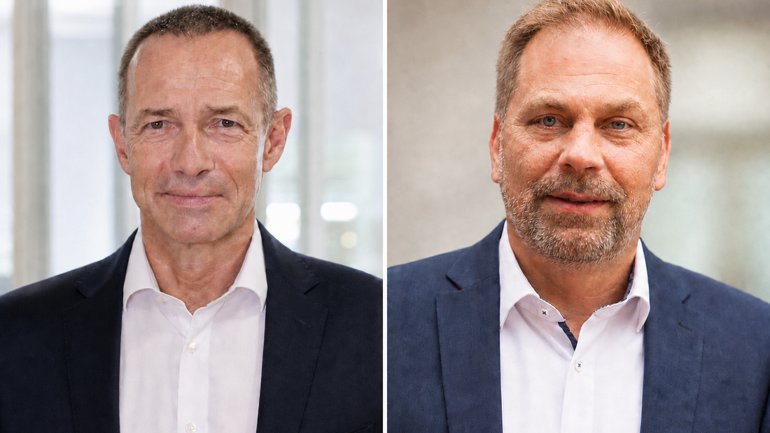 Jürgen Keller von AVAG und Dennis Lehmann von Tönjes stehen für die beiden neuen Premiumpartner im Netzwerk des VMF.