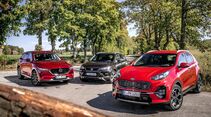 Kia Sportage 2018, Mazda CX-5 2018, Seat Ateca 2018