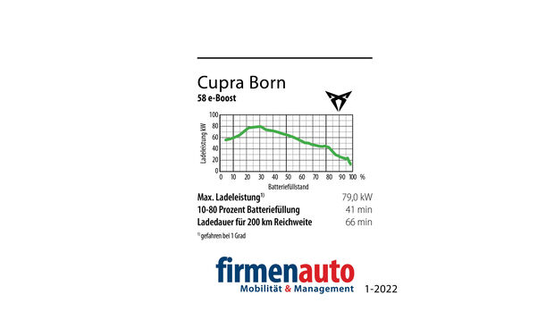 Ladekurve Cupra Born