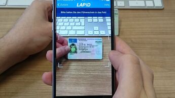 LapID App Führerscheinkontrolle