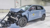 Leapmotor B10 im Euro-NCAP-Frontcrashtest an einer starren Barriere.