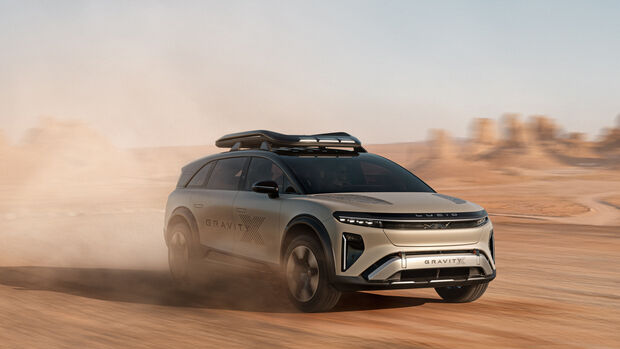 Lucid hat mit dem Gravity X Concept eine offroad-orientierte Version seines E-SUVs Gravity vorgestellt. 