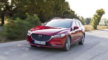 Mazda 6 Kombi 2019, fahrend, schräg, vorne
