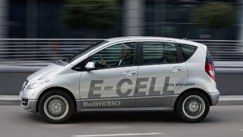 Mercedes A-Klasse E-CELL läuft bis zu 200 Kilometer