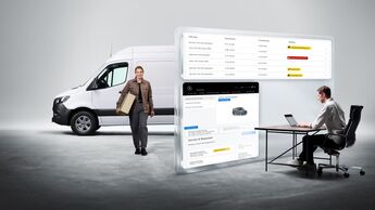 Mercedes-Benz Van Uptime Monitor für gewerbliche Vans

