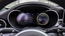 Mercedes C-Klasse 2018, digitales, Cockpit, Instrumente