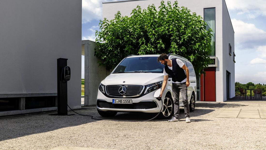 Mercedes EQV, Ladestation, laden, Wallbox