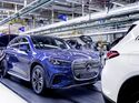 Mercedes GLC am Produktionsband im Werk Bremen, wo Elektro-, Hybrid- und Verbrennermodelle parallel gebaut werden.