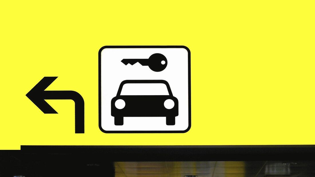 Miete, Mietwagen, Automiete, Autovermietung, Mietauto, mieten, Rent-a-car, Zeichen, Piktogramm
