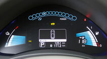 Nissan Leaf, Verspiegeltes Display, Anzeige für Ladestand