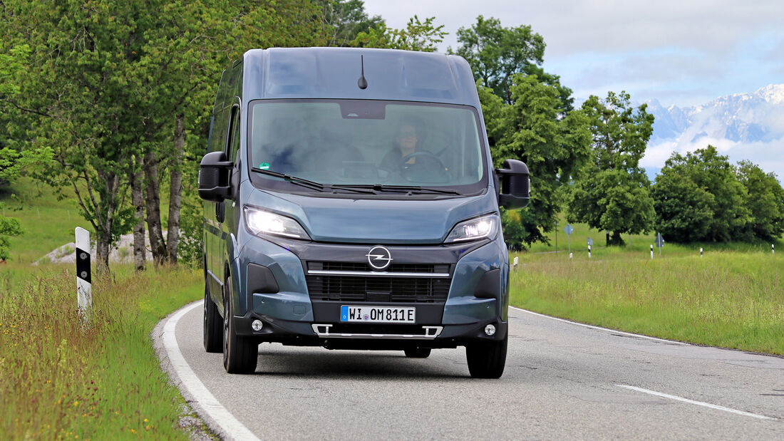 Opel Movano Electric Test 2024 