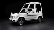 Papst Franziskus erhält erstes elektrisches „Papamobil“ von Mercedes-Benz

Pope Francis receives first electric “Popemobile” from Mercedes-Benz