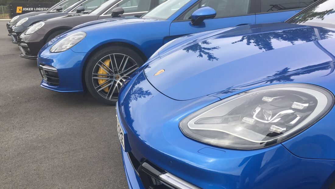 Porsche, Flotte, Parkplatz, Fuhrpark, Panamera, 2017