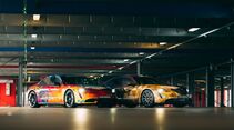 Porsche Taycan, Folierung, Beklebung, Car-Wrapping, Showcar, Signal Design