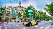 Quantencomputer Volkswagen VW Konzern Barcelona Verkehrsberechnung Verkehrsfluss Verkehrssteuerung Algorithmus
