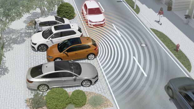 Radar sensoren parkassistent abstandstempomat adaptiv querverkehrswarner assistenzsystem, ausparken, parken