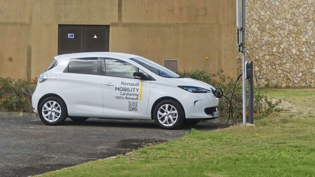 Renault Zoe V2G Projekt Porto Santo
