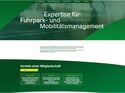 Screenshot der neuen BBM-Website mit Informationen zu Fuhrpark und betrieblicher Mobilität.
