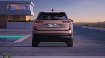 Skoda Peaq als großes Elektro-SUV mit Außenansichten, Innenraumdetails, Frunk, Kofferraum und digitalem Schlüssel