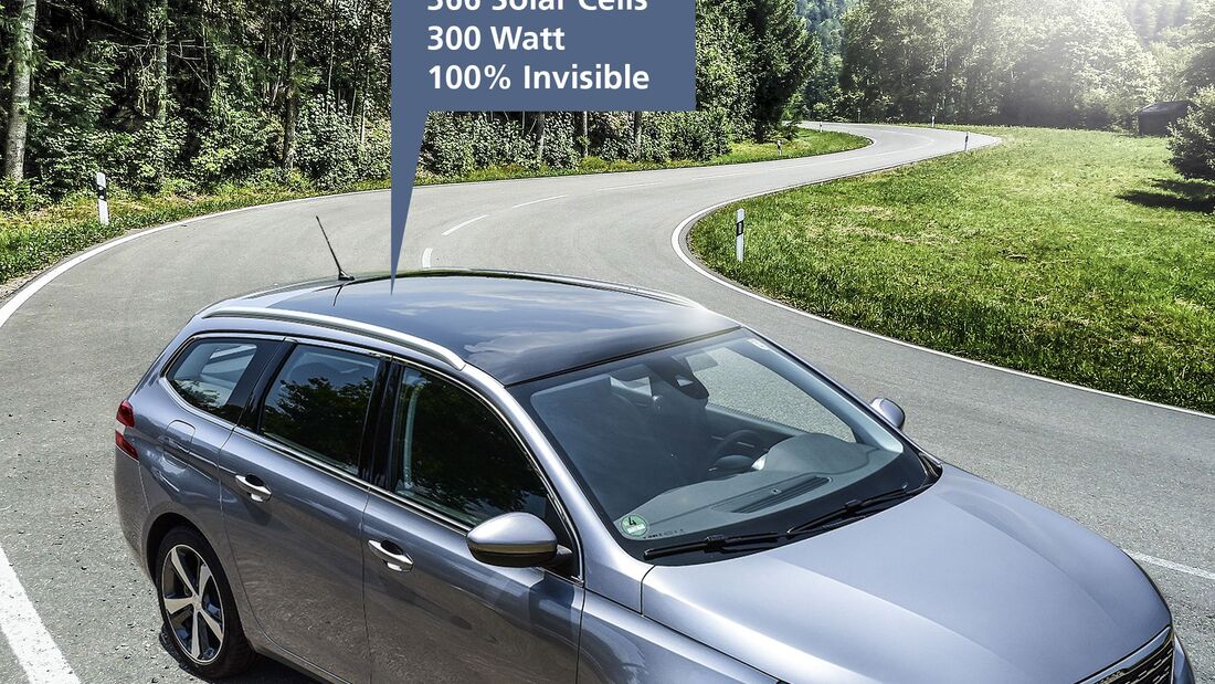 Solarzellen für das Autodach