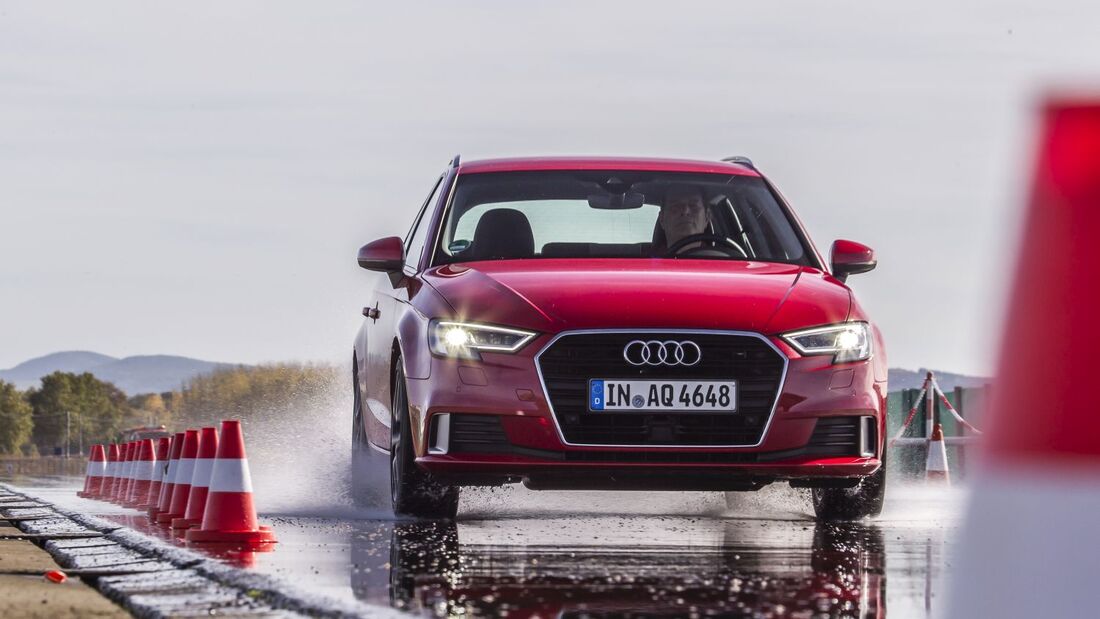 Sommerreifentest, Audi A3, 2018, Pylonen, Rennstrecke