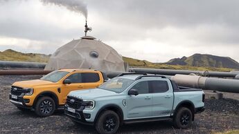 Testfahrt mit dem Ford Ramger PHEV in Island