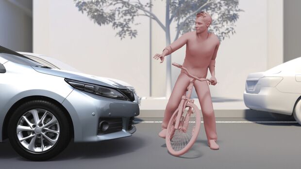 Toyota RAV4 2019 Fußgängererkennung Kollisionswarner Notbremsassistent Fußgänger Radfahrer
