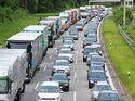 Traffic,Jam,On,German,Autobahn