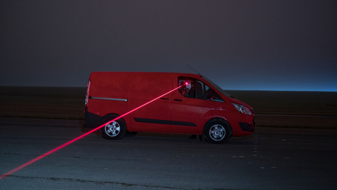 Transporter Vergleichstest: Sichtfeldmessung