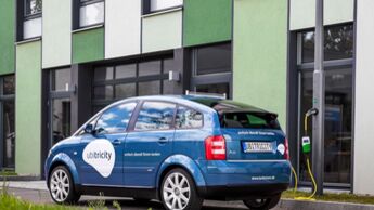 Ubitricity, Elektroauto, aufladen, Laterne