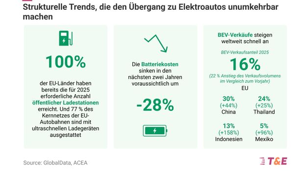 Übergang zu Elektroautos 2025
