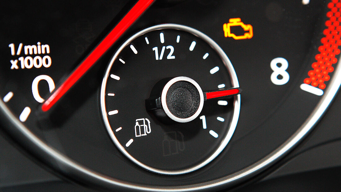 VW Caddy 1.6 Bifuel, Gas, Tankuhr