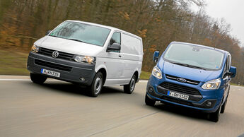 VW T5 und Ford Transit Custom