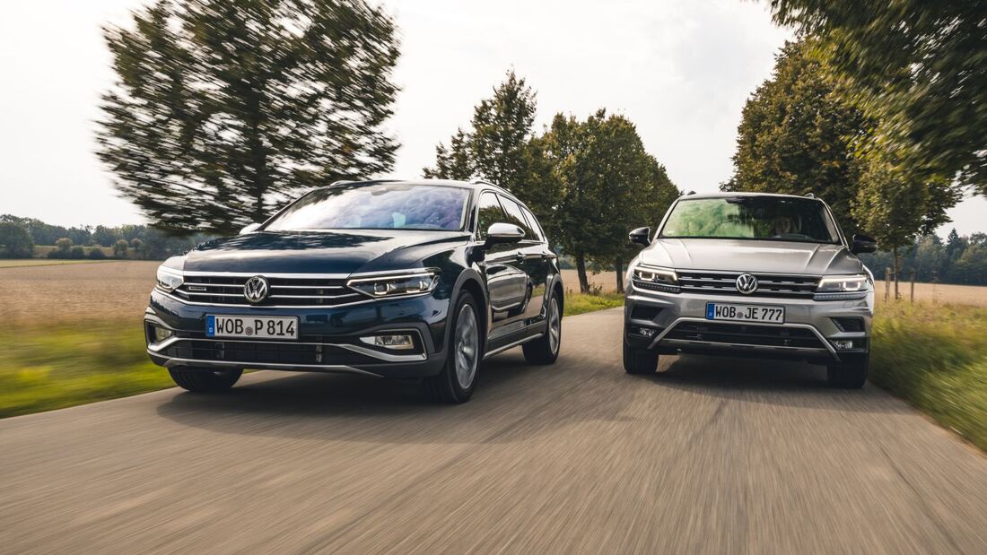 VW Tiguan2019 und VW Passat 2019
