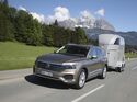 VW Touareg mit Anhänger