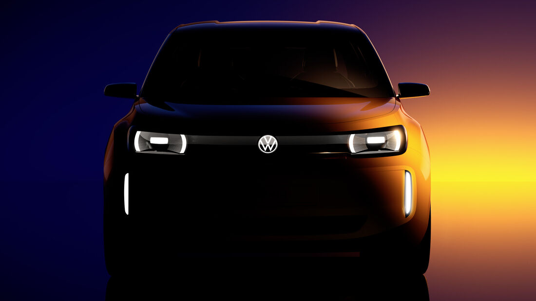 VW hat die Skizze eines zukünftigen Elektromodells veröffentlicht, das wahrscheinlich den Namen ID.1 tragen wird