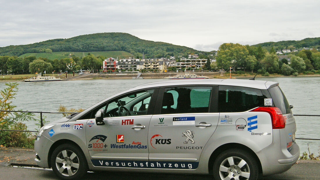Versuchsfahrzeug, Peugeot 5008, HTW, Langstreckenrekord