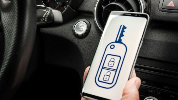 Virtueller Autoschlüssel