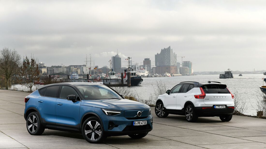 Volvo XC40 Recharge und C40 2022