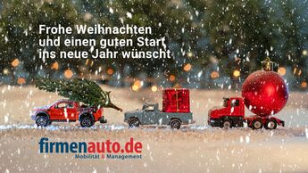Weihnachtsgruß firmenauto 2024