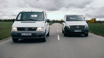 Weiteres Sicherheitsfeature zum Jubiläum: Seit 25 Jahren ein verlässlicher Partner: der Mercedes-Benz Vito
Yet another safety feature to mark the anniversary: A reliable partner for 25 years: the Mercedes-Benz Vito