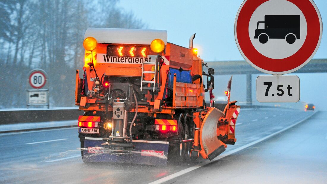 Freitag und Samstag ab 7,5t Schluss