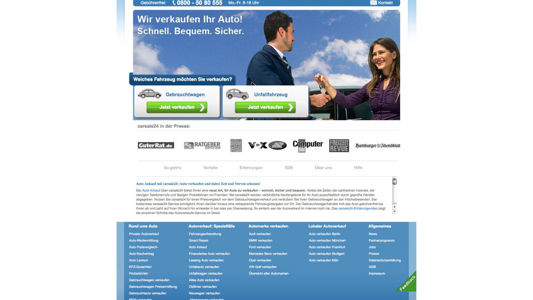 Kroschke erwirbt Mehrheit an Carsale 24