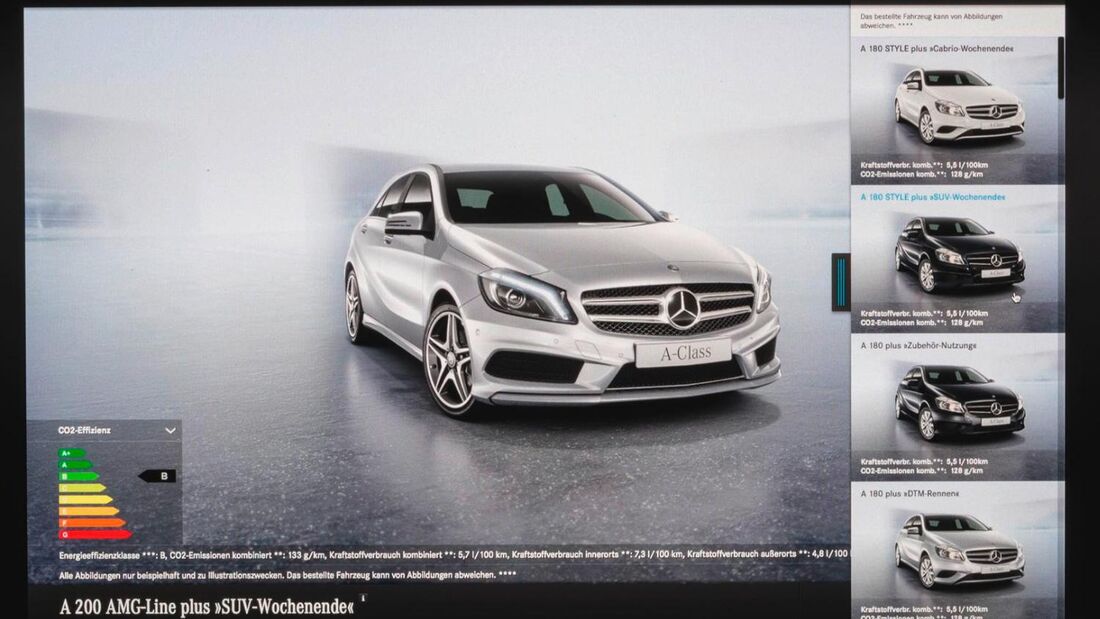 Neuen Mercedes per Internet ordern