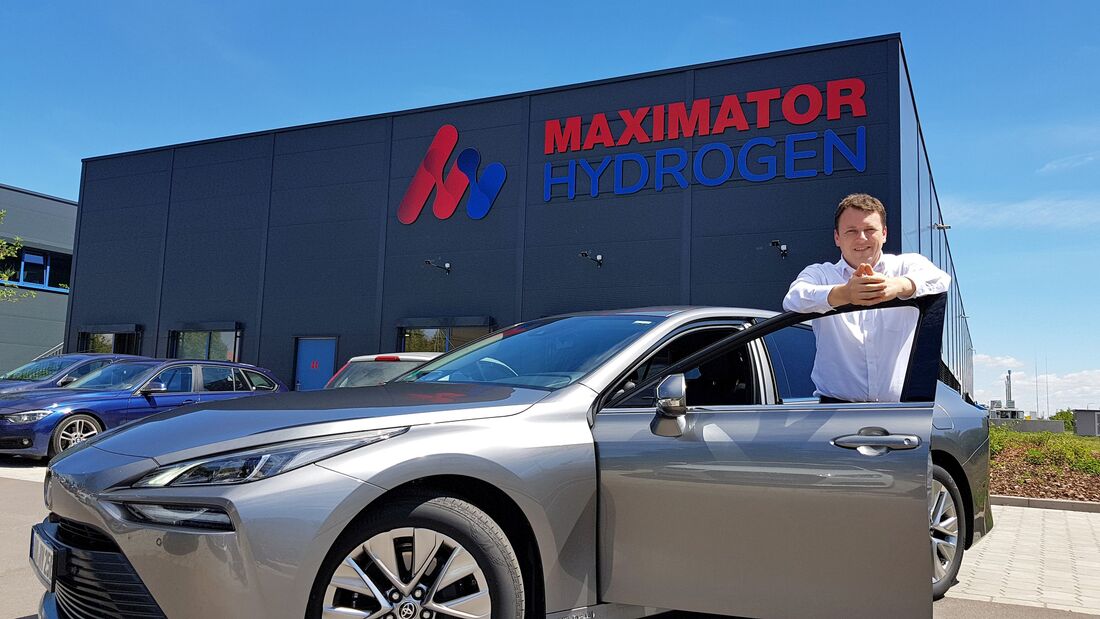 Maximator Hydrogen fährt mit Wasserstoff