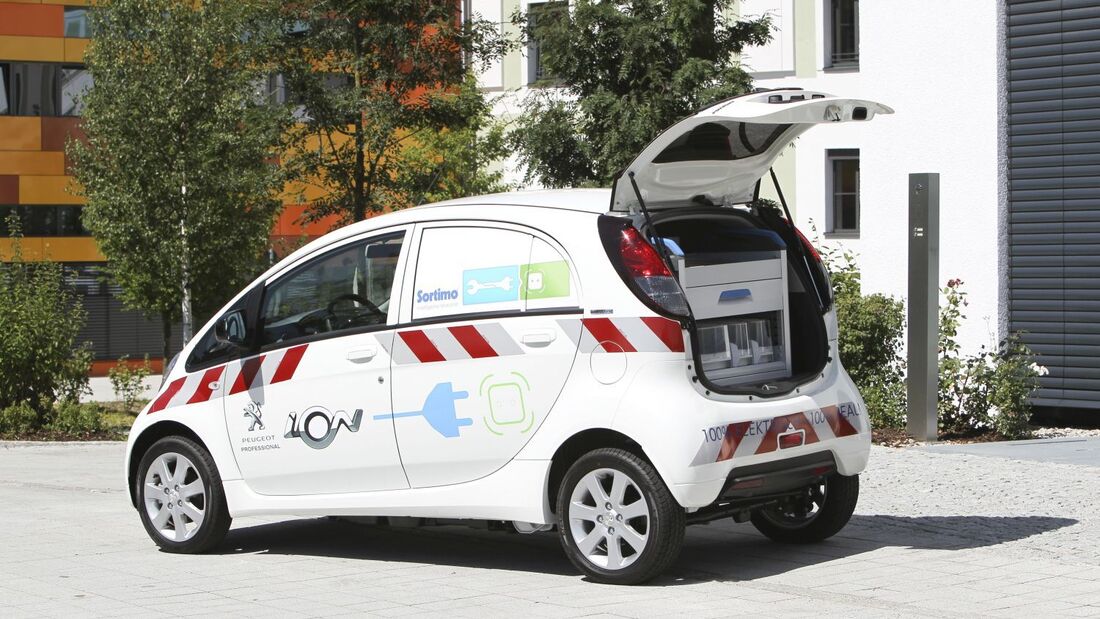 Peugeot iOn als Servicefahrzeug