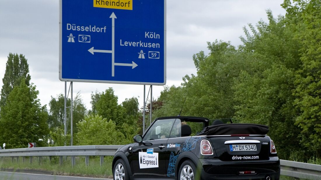 DriveNow verbindet Köln und Düsseldorf