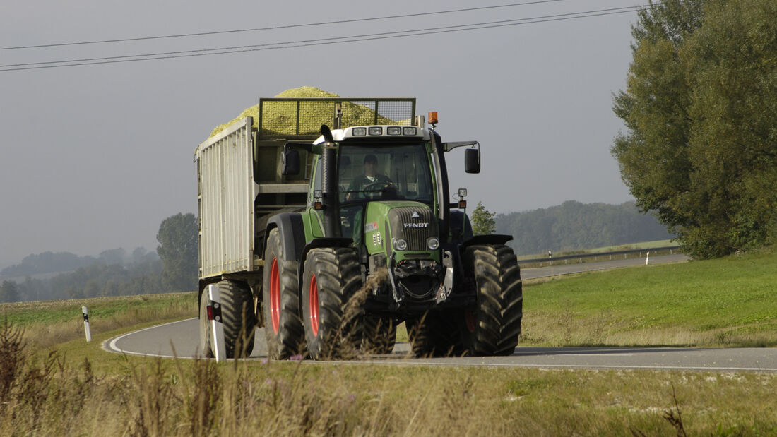 Vorsicht in der Erntezeit