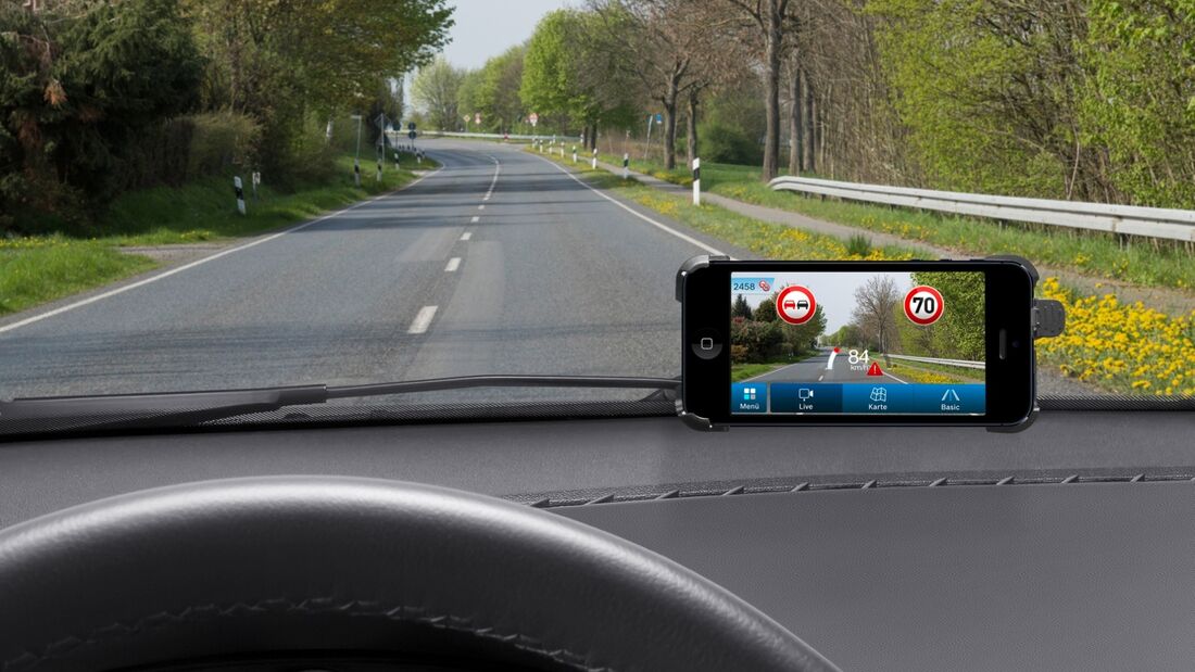 Smartphone erkennt Verkehrszeichen