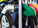 laden e-Auto, zapfsäule tankstelle